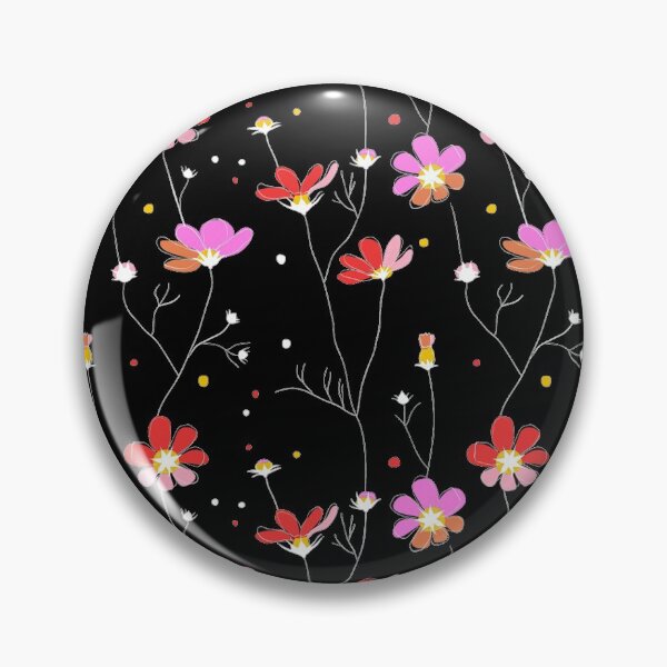 Item preview, modern minimalist floral , clorful flowers , pattern of flowers designed and sold by doitwithlove.