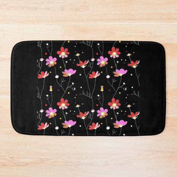 Item preview, modern minimalist floral , clorful flowers , pattern of flowers designed and sold by doitwithlove.