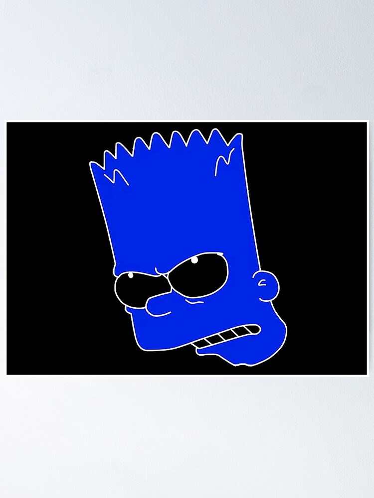 Sad Bart Poster for Sale by Kevin Trace Shop