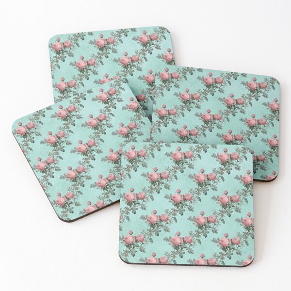 Item preview, Gothic Teal Blue Floral Pattern designed and sold by Dreamflight.