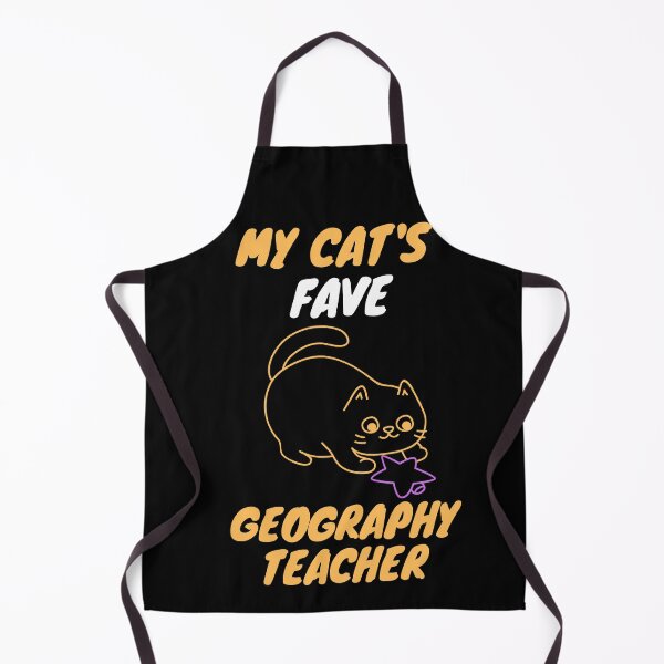 Item preview, My cat's fave geography teacher designed and sold by SnowballStep.