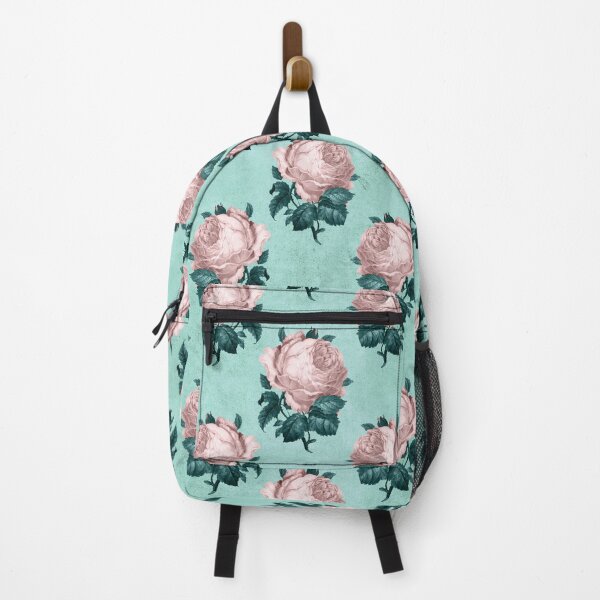 Item preview, Gothic Vintage Teal Blue Roses Pattern designed and sold by Dreamflight.