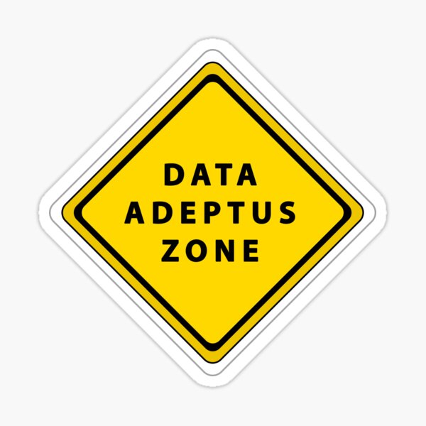 Data Adeptus zone Sticker