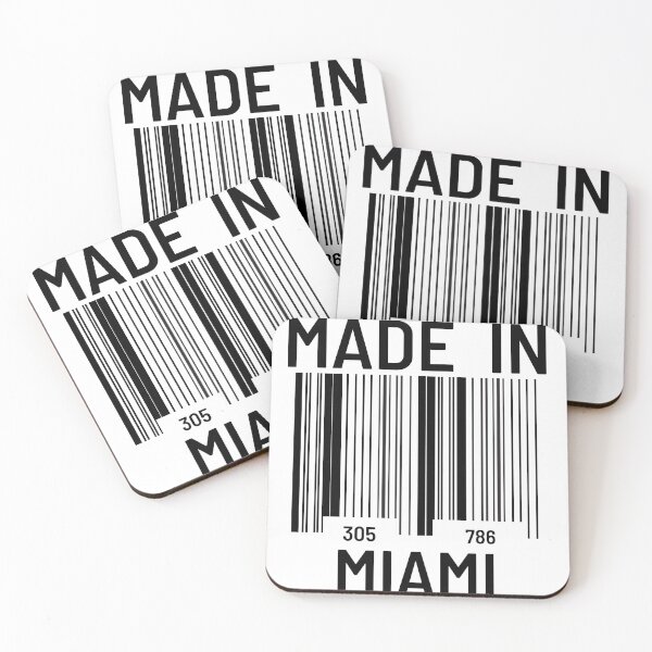 Item preview, MADE IN MIAMI BARCODE designed and sold by unclejab.
