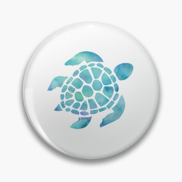 Item preview, Blue Turtle Watercolor Sticker designed and sold by stickertopic.