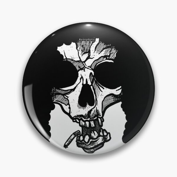 Item preview, Rock skull in black designed and sold by manuvila.