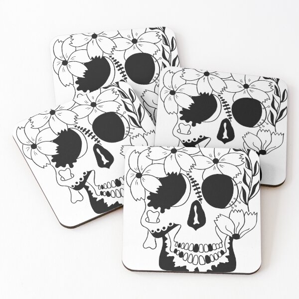 Item preview, Day of  The Dead  sugar skull  designed and sold by Marinakutukova.