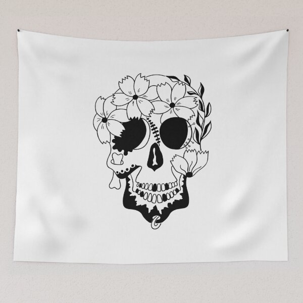Item preview, Day of  The Dead  sugar skull  designed and sold by Marinakutukova.