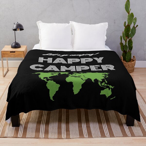 Item preview, Let's go camping! HAPPY CAMPER designed and sold by Life-s-A-Hike.