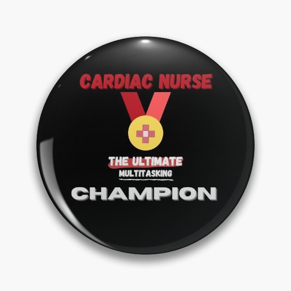 Item preview, Funny Cardiac Nurse Multitasking Champion designed and sold by Gifty-Designs.