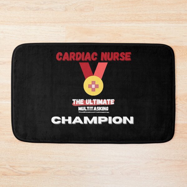 Item preview, Funny Cardiac Nurse Multitasking Champion designed and sold by Gifty-Designs.