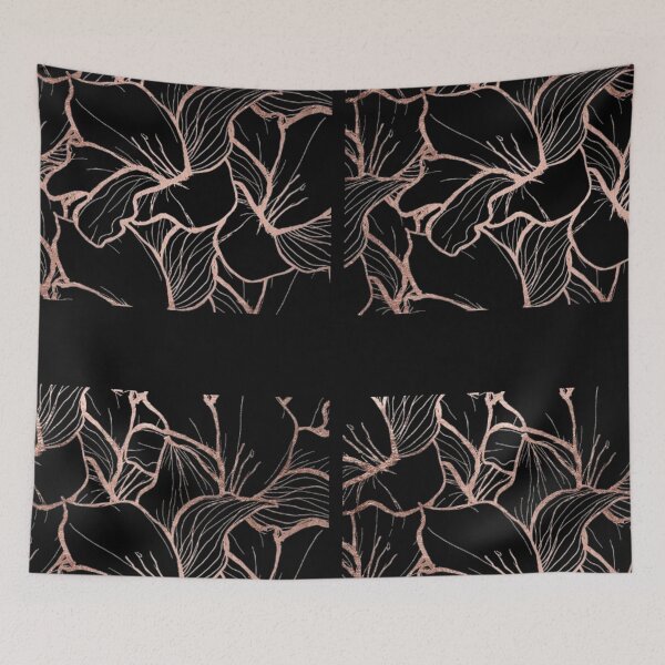 Item preview, modern minimalist floral , clorful flowers , pattern of flowers designed and sold by doitwithlove.