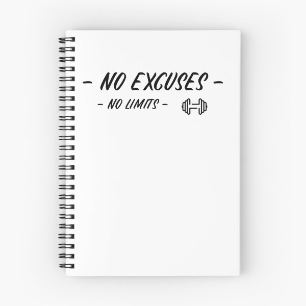 Item preview, No excuses = No limits!  designed and sold by AllGoodViBesCo.