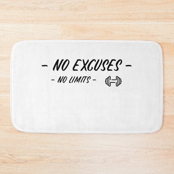 Item preview, No excuses = No limits!  designed and sold by AllGoodViBesCo.