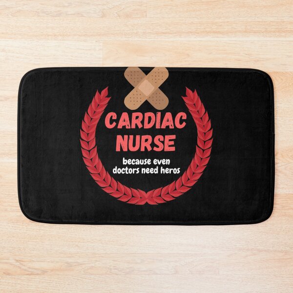 Item preview, Funny Cardiac Nurse Because Even Doctors Need Heroes designed and sold by Gifty-Designs.
