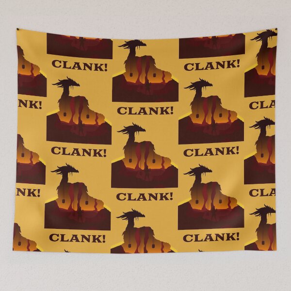 Item preview, Clank! - Minimalist Silhouette Poster Style - Board Game Art designed and sold by MeepleDesign.