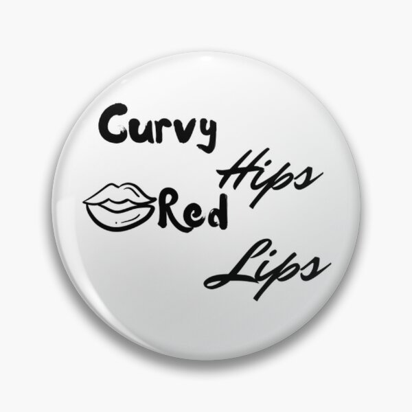 Item preview, Curvy hips red lips shirts | mugs | notebooks | hoodies designed and sold by EasyStreet Fashion.