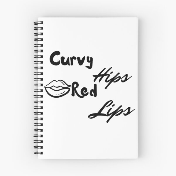 Item preview, Curvy hips red lips shirts | mugs | notebooks | hoodies designed and sold by EasyStreet Fashion.