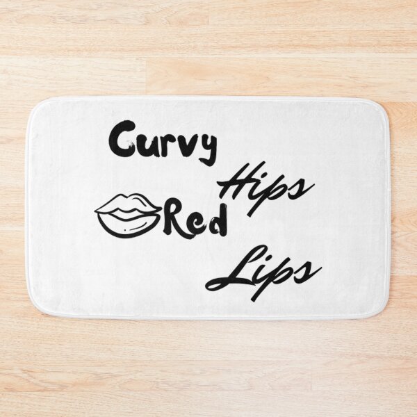 Item preview, Curvy hips red lips shirts | mugs | notebooks | hoodies designed and sold by EasyStreet Fashion.