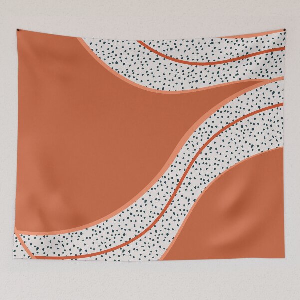 Item preview, Abstract Terracotta Dots designed and sold by technicolorable_art.