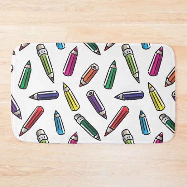Item preview, Colorful pencils seamless pattern designed and sold by AleksOrel.