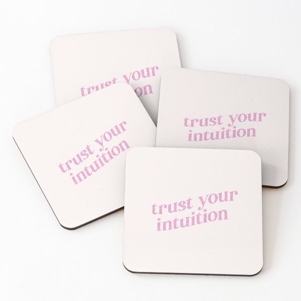 Item preview, Trust your intuition - Pink glitter designed and sold by danielalorenzo.