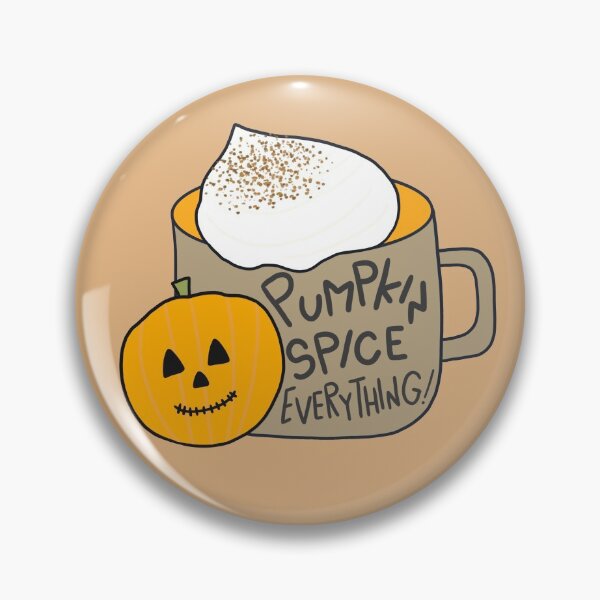 Item preview, Pumpkin Spice Latte Coffee Everything Cute Aesthetic Halloween Art Logo Fall designed and sold by Marinaaa010.