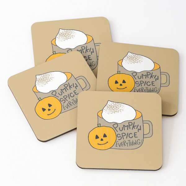 Item preview, Pumpkin Spice Latte Coffee Everything Cute Aesthetic Halloween Art Logo Fall designed and sold by Marinaaa010.