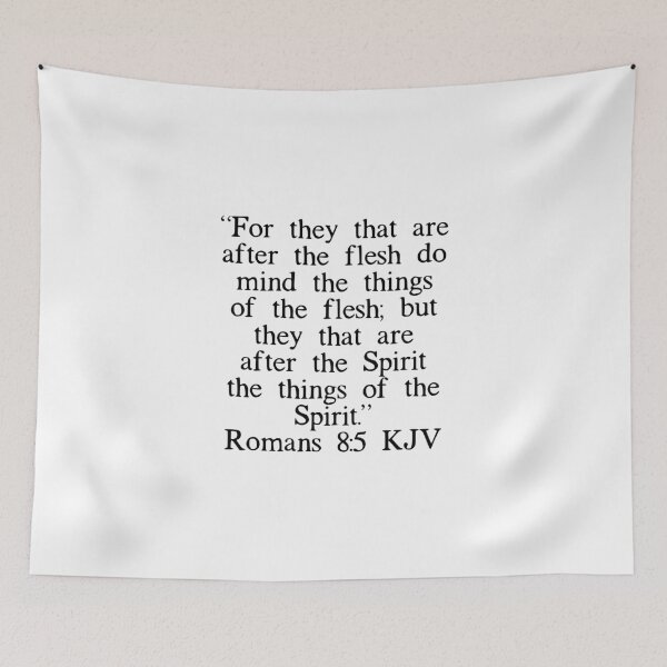 Item preview, Romans 8:5 KJV designed and sold by IBMClothing.