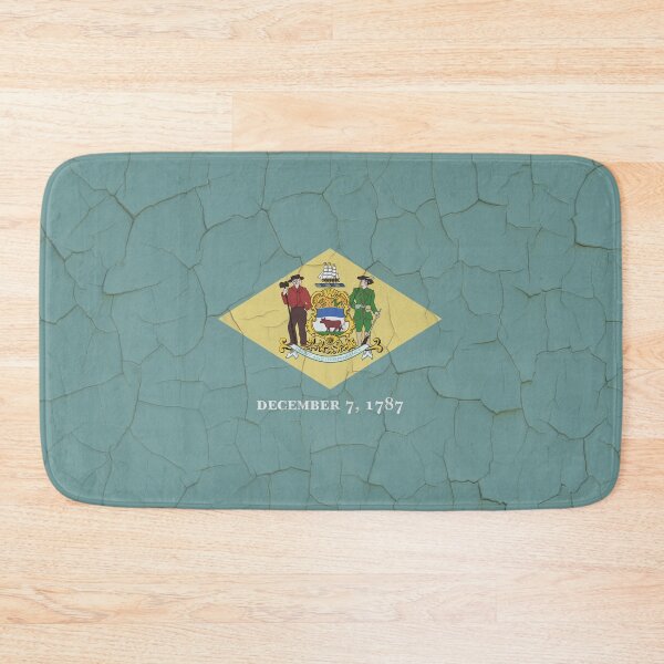 Item preview, Delaware Flag Grunge Wall designed and sold by TRowanDesign.