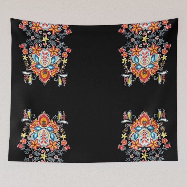Item preview, modern minimalist floral , clorful flowers , pattern of flowers designed and sold by doitwithlove.