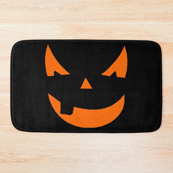 Item preview, Spooky Orange Halloween Pumpkin Face designed and sold by JCWardrobe.