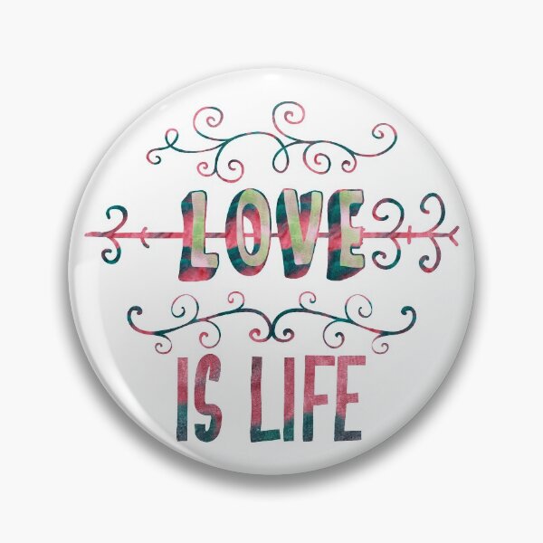 Artikelvorschau, Liebe ist Leben Zitat entworfen und verkauft von Happiness Creators.