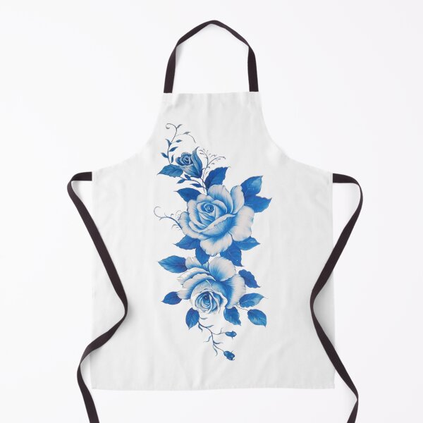 Item preview, modern minimalist floral , blue and white flower designed and sold by doitwithlove.