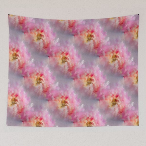 Item preview, Abstract Cubism Pink Chrysanthemum designed and sold by AlteredAtelier.