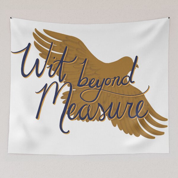 Item preview, Wit Beyond Measure, on White designed and sold by Katie O'Shaughnessy.