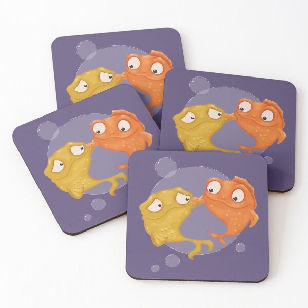 Item preview, Best friends - fish in a social bubble designed and sold by LeahIngledew.