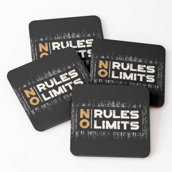 Item preview, No limits no rules badass attitude quote designed and sold by Sovik Goswami.