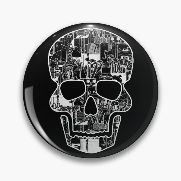 Item preview, Skull Art Supply  designed and sold by thecraftace.