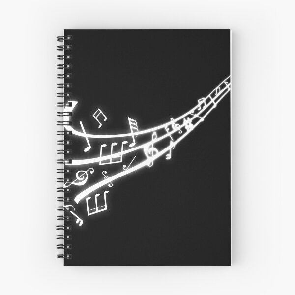 Item preview, Glowing Music Note Wave White designed and sold by Roy Store.