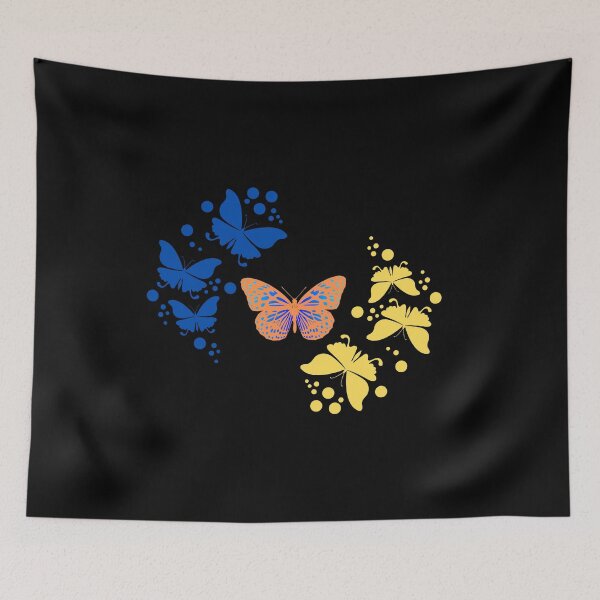 Item preview, Butterflies circling around around another butterfly designed and sold by arnabbabai.