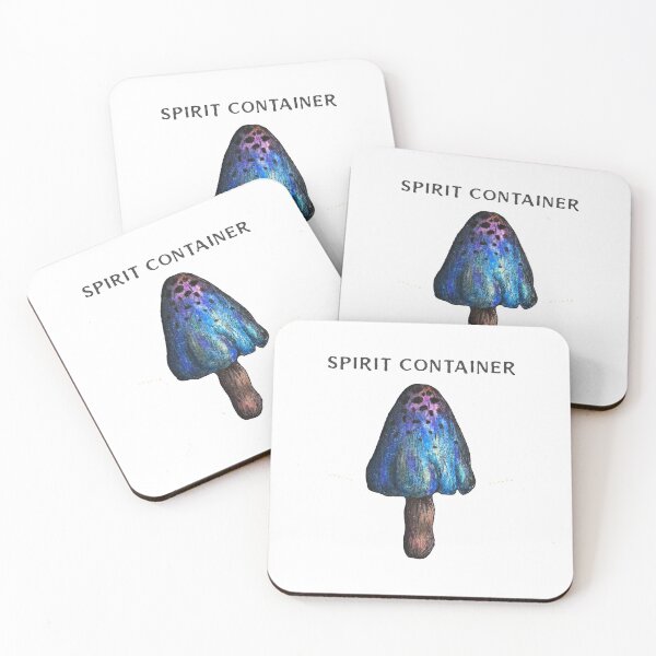 Item preview, blue mushroom  designed and sold by spiritual-tee.
