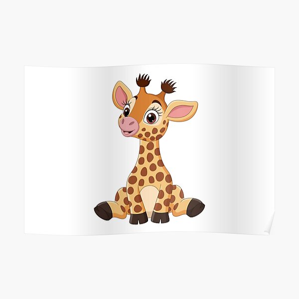 Decoracion Baby Giraffe Cartoon Redbubble