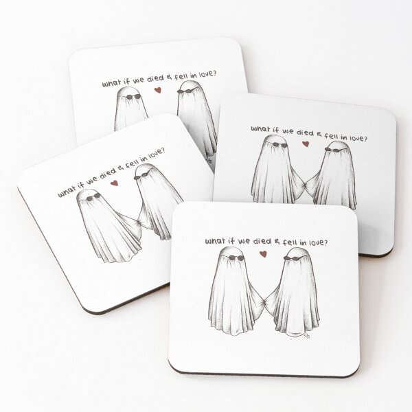 Item preview, Ghost lovers holding hands designed and sold by Annikamay.