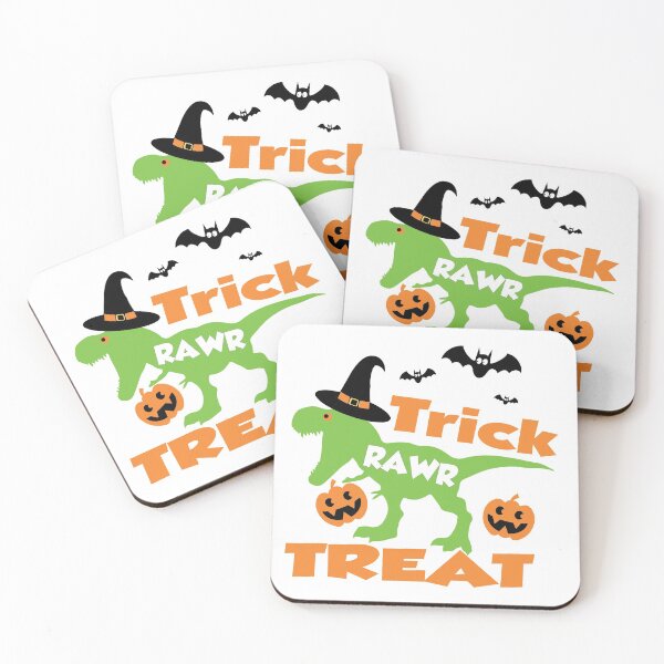Item preview, Copy of Trick Rawr Treat Halloween Dinosaur T Rex mom boys designed and sold by MousaObaid.
