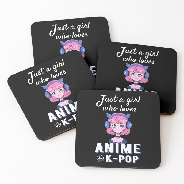 Item preview, Just A Girl Who Loves Anime And K-Pop II designed and sold by Lemon Pepper.