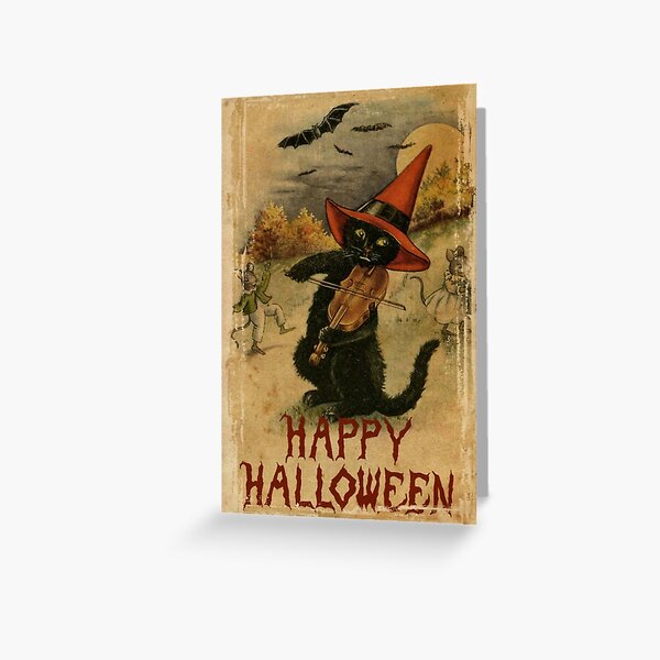 Item preview, Vintage Halloween Cat designed and sold by ellahazelsmith.
