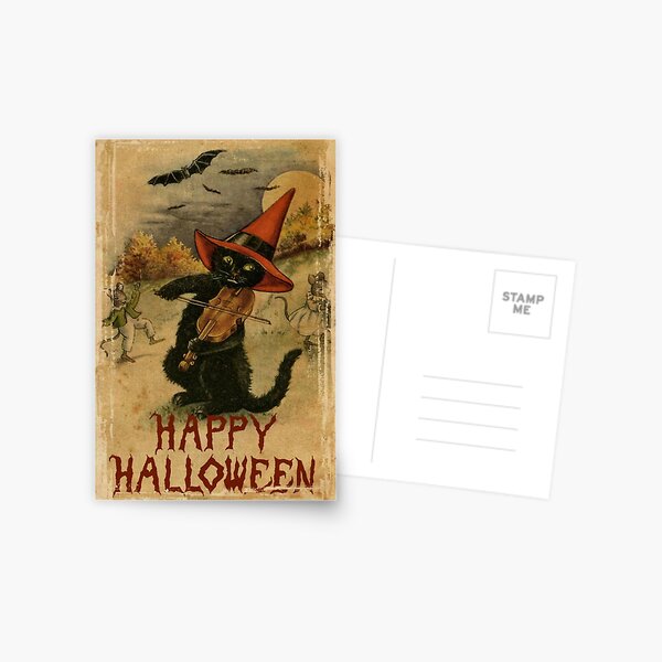 Item preview, Vintage Halloween Cat designed and sold by ellahazelsmith.