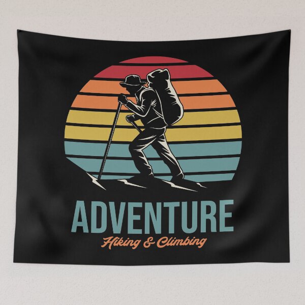 Item preview, Adventure Hiking And Climbing designed and sold by Vector Scout Lab.