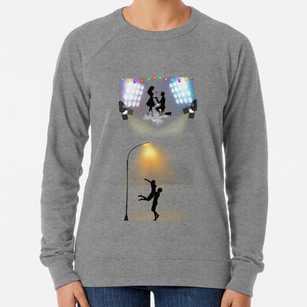 Romantic couple Lightweight Sweatshirt